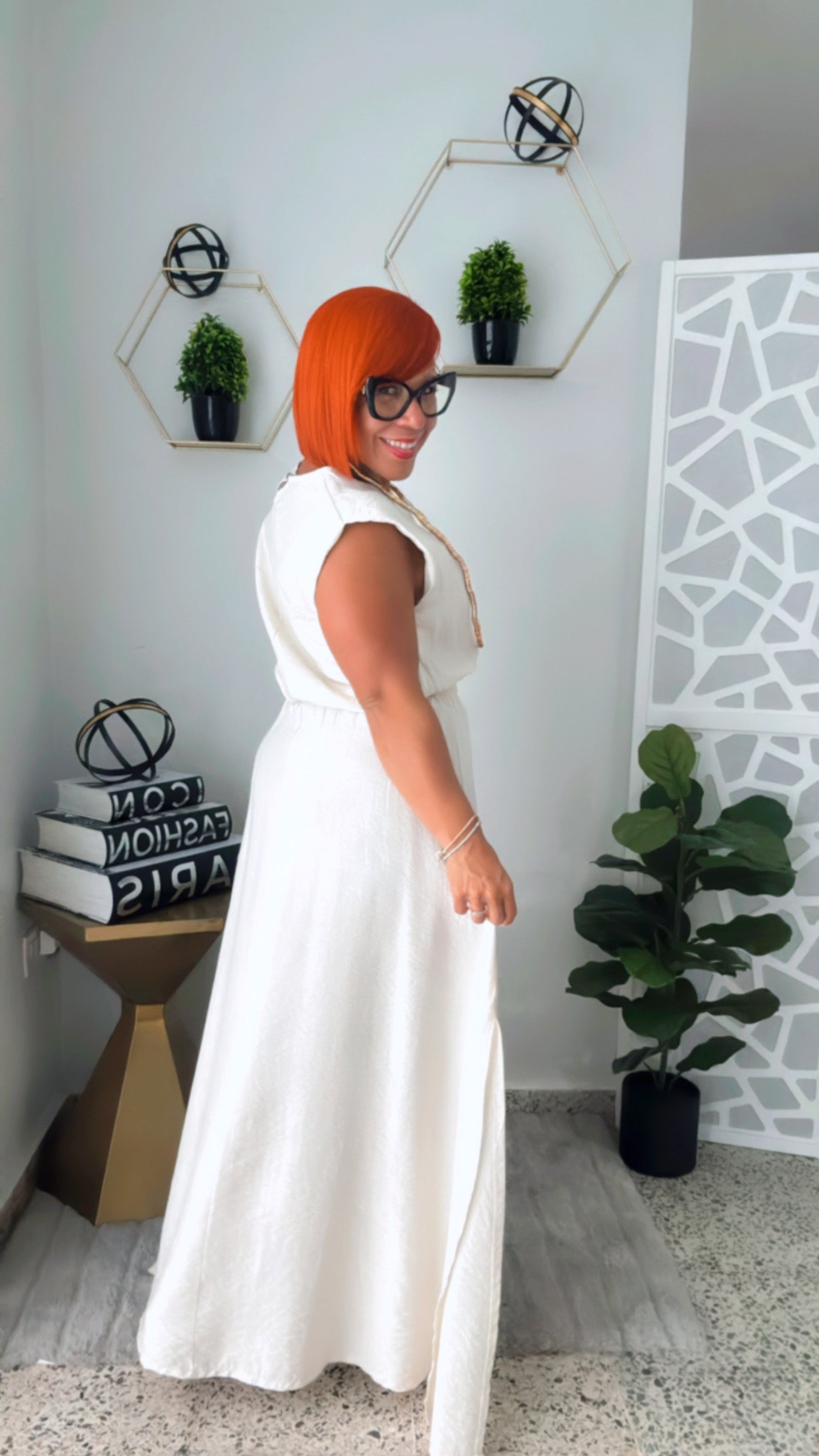 Sunset Skirt Set - Beige
