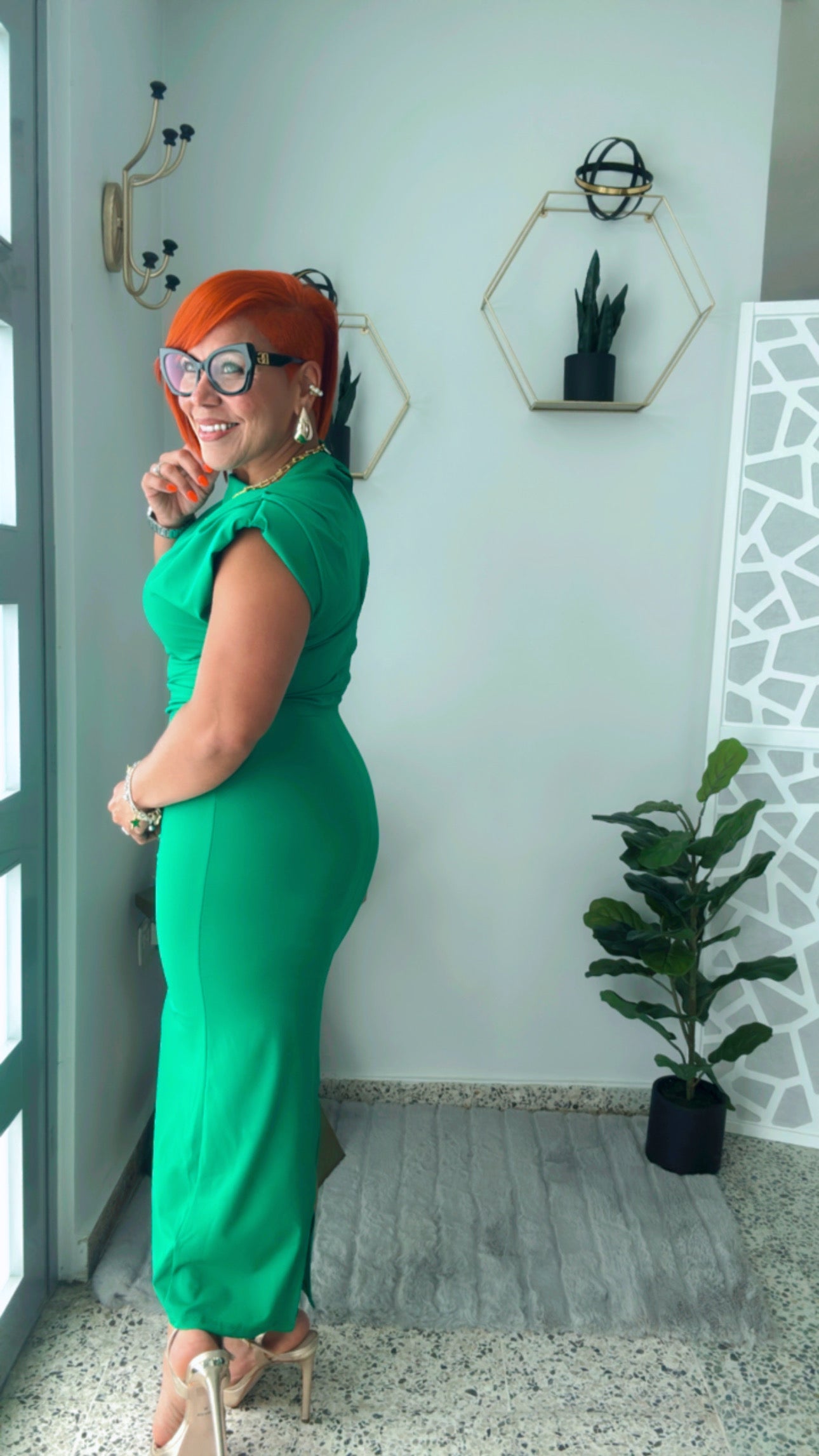 Emerald Cóctail Dress