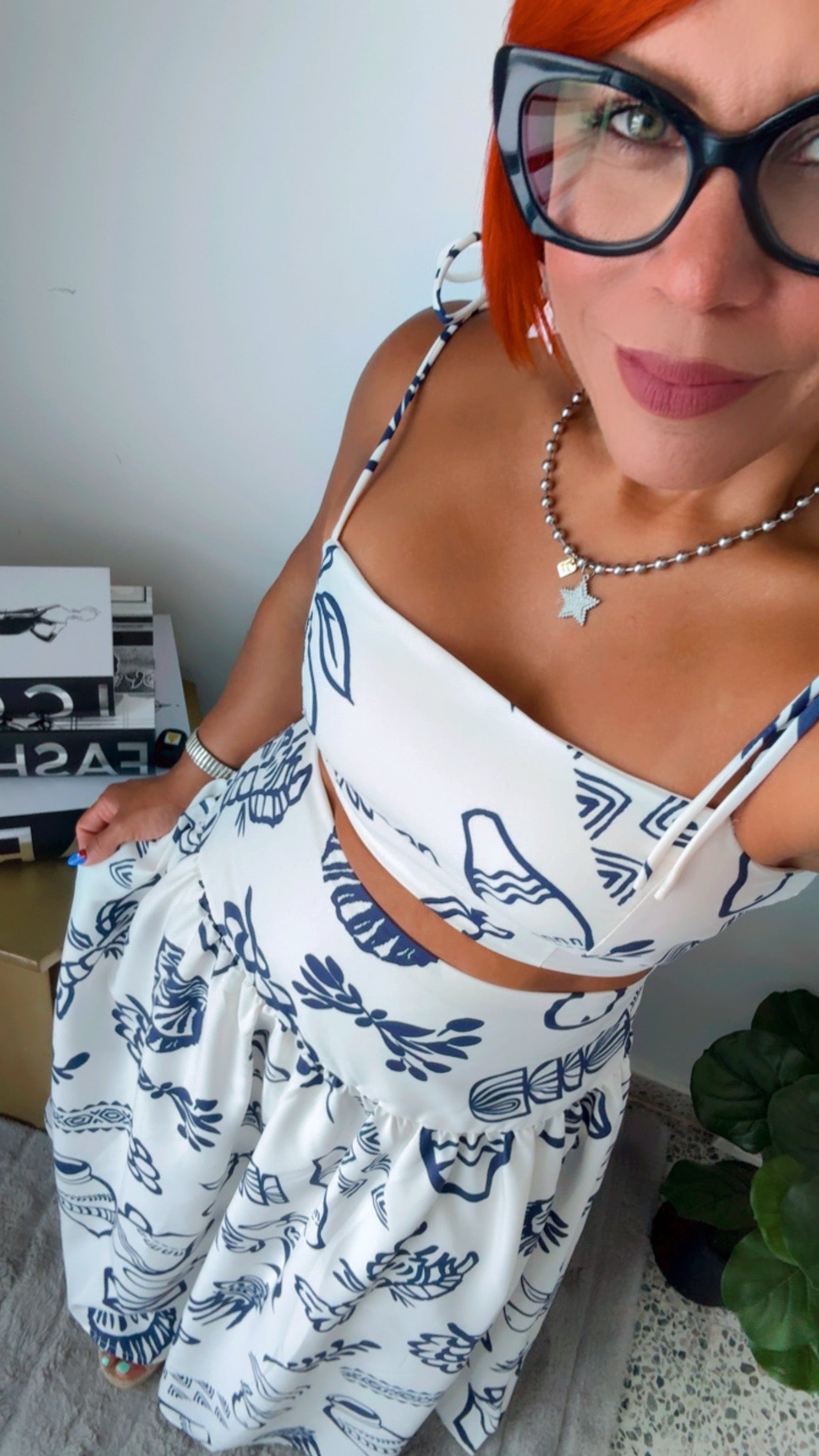 Santorini Skirt Set