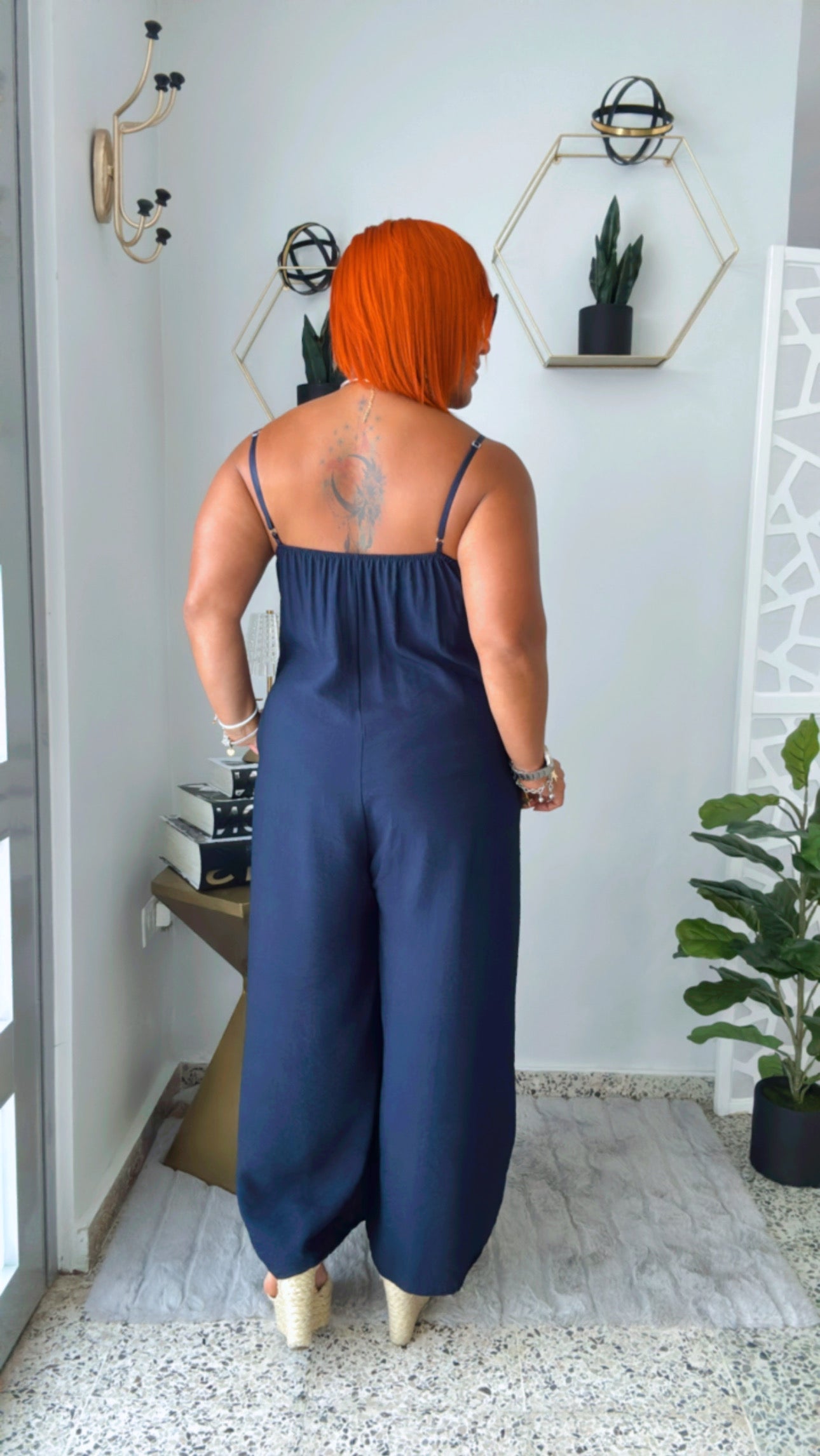 Navy Jumpsuit
