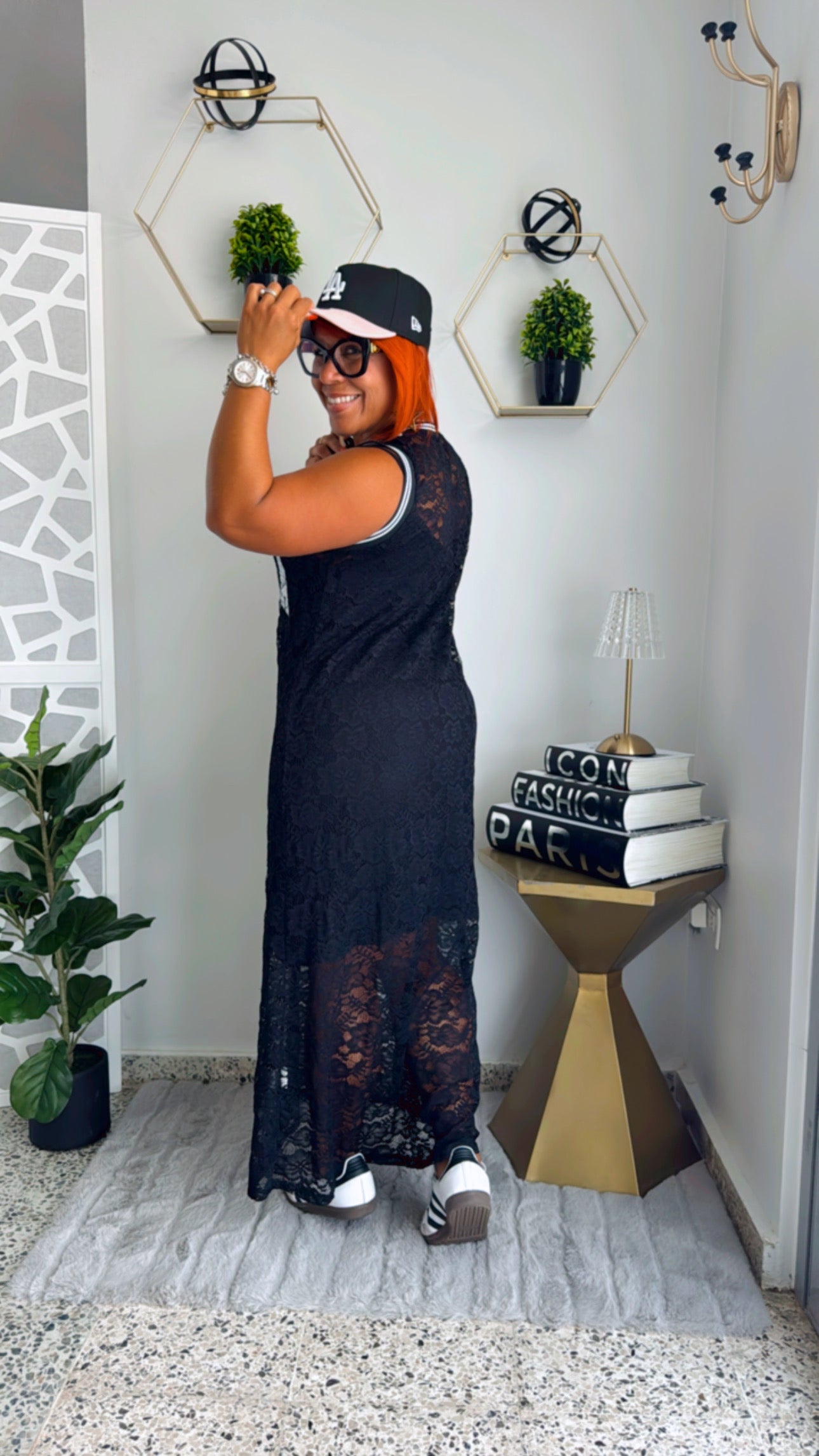 California Lace Midi Dress