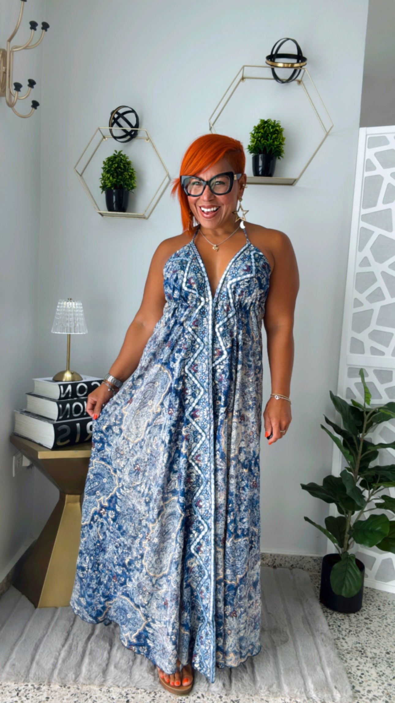 Summer at the Sea Midi Dress