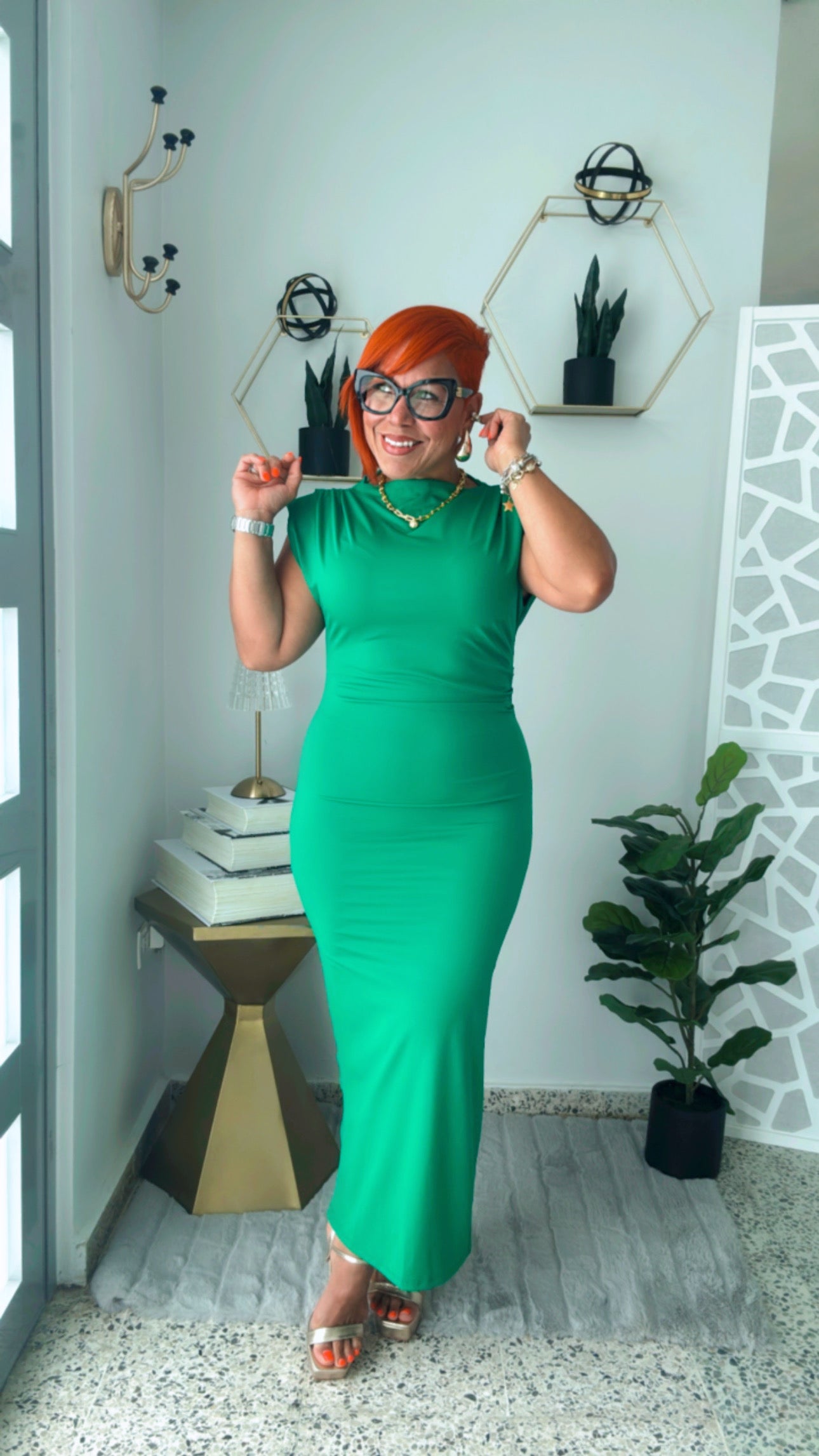 Emerald Cóctail Dress
