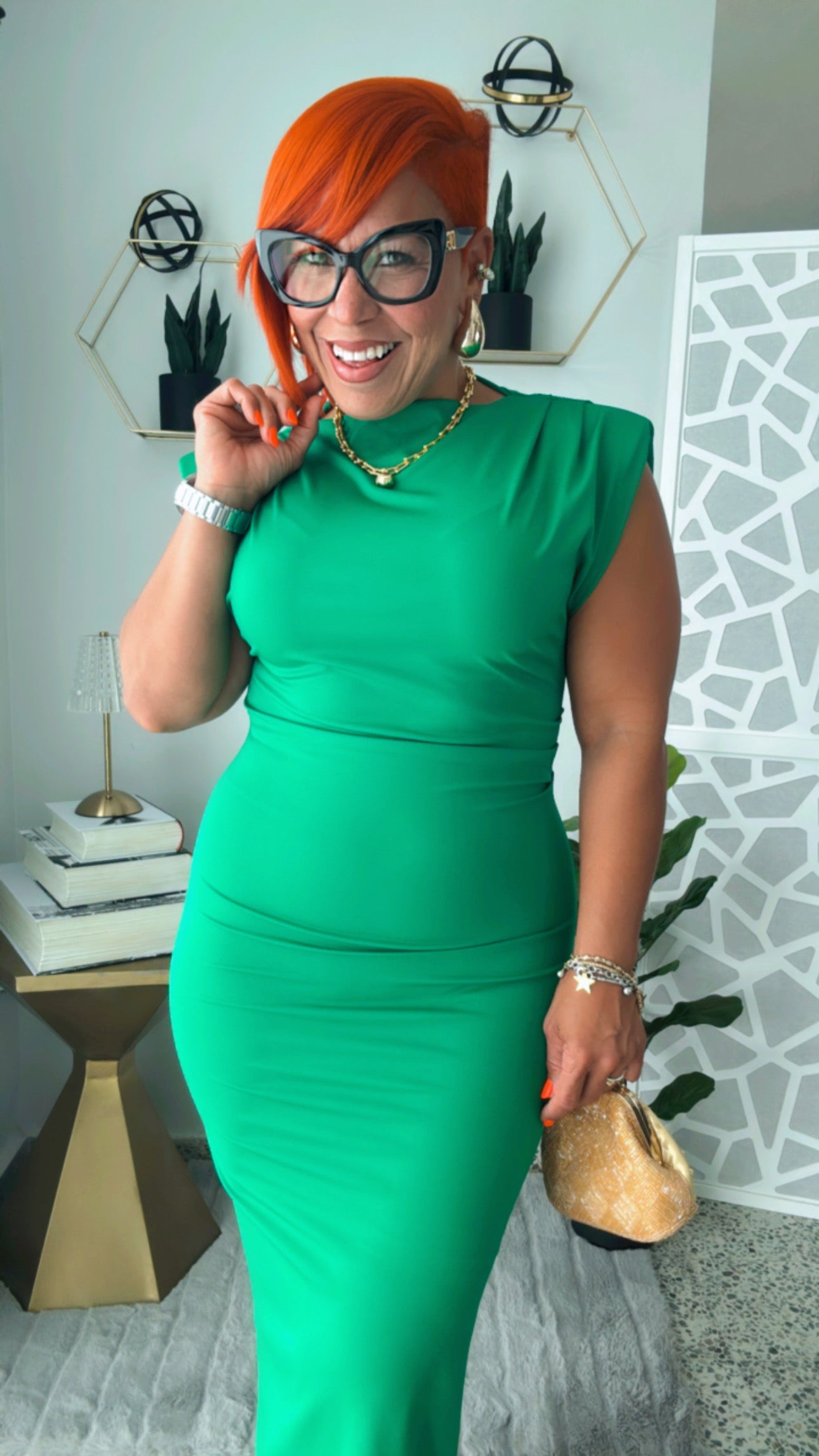Emerald Cóctail Dress