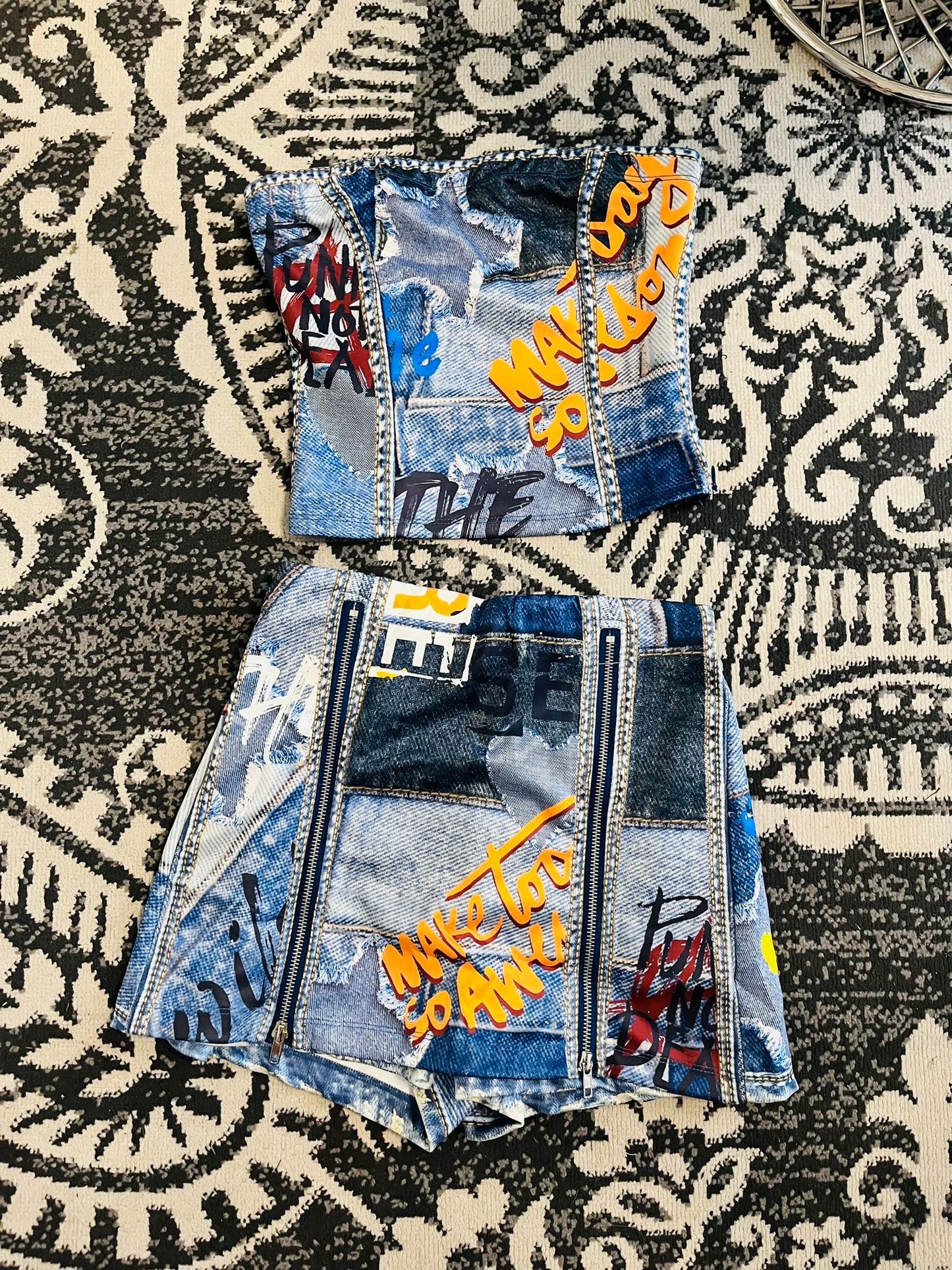 Graffiti Tubito & Skort Set