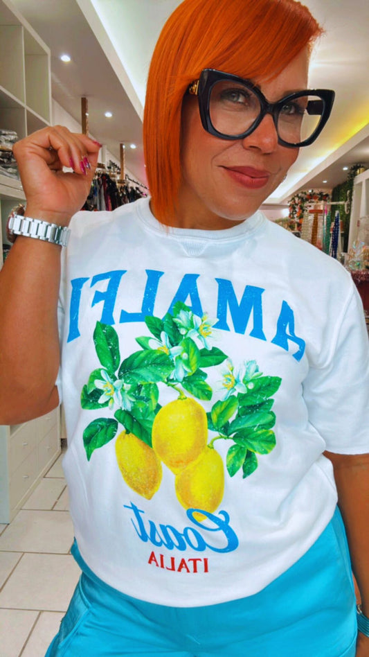 Amalfi Coast Lemon Graphic Tee