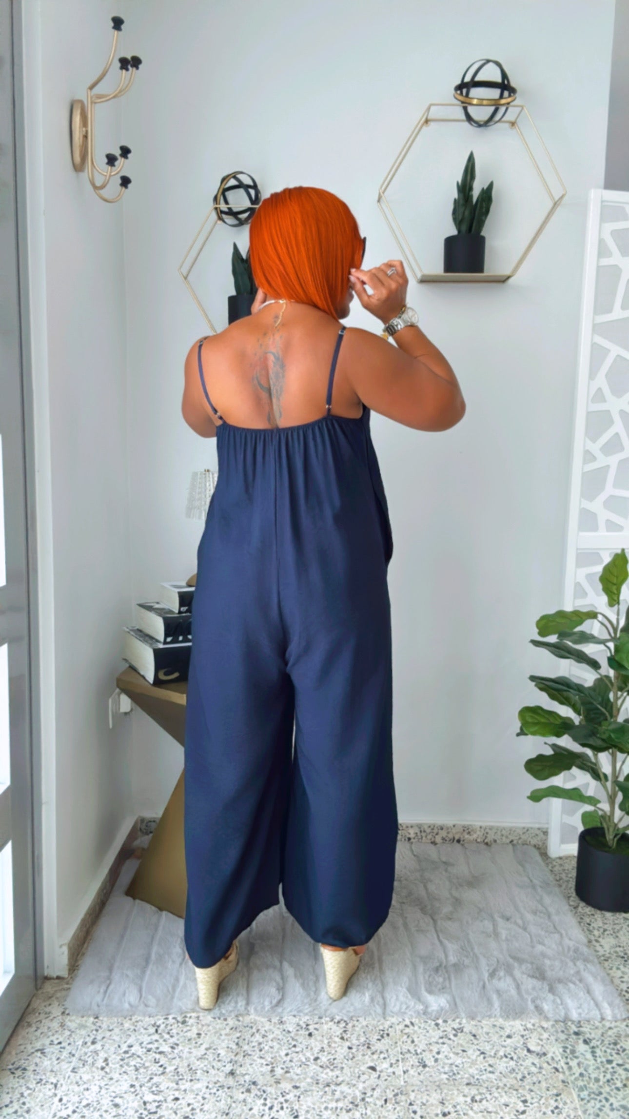 Navy Jumpsuit