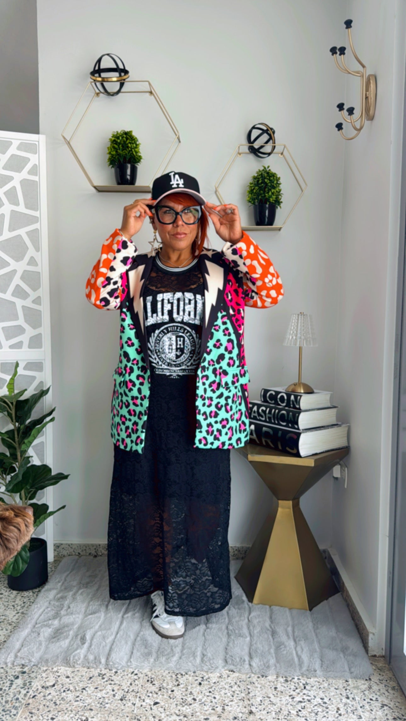Wild Animal Inspo Colorful Blazer