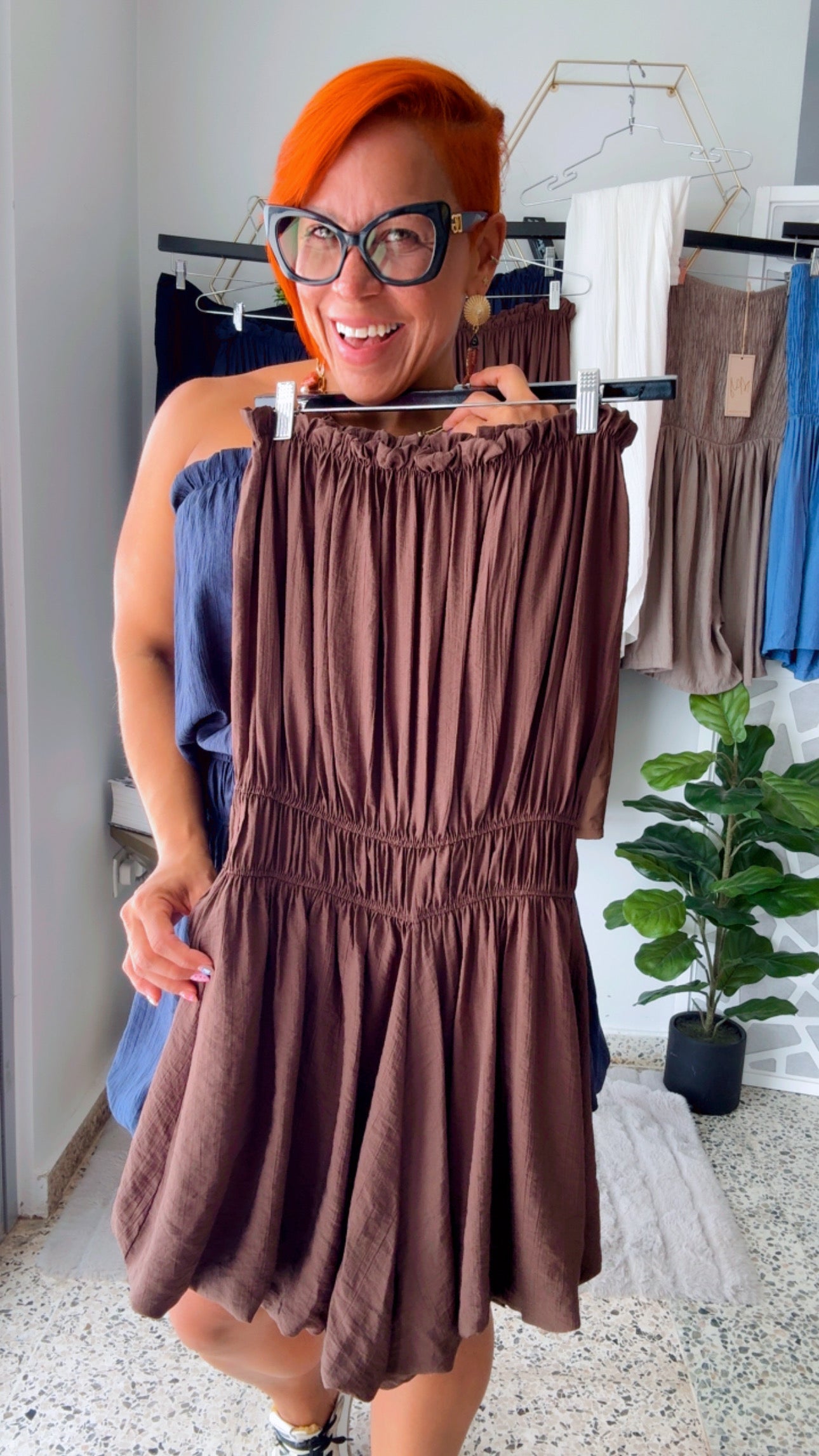 Chocolate Ballon Romper
