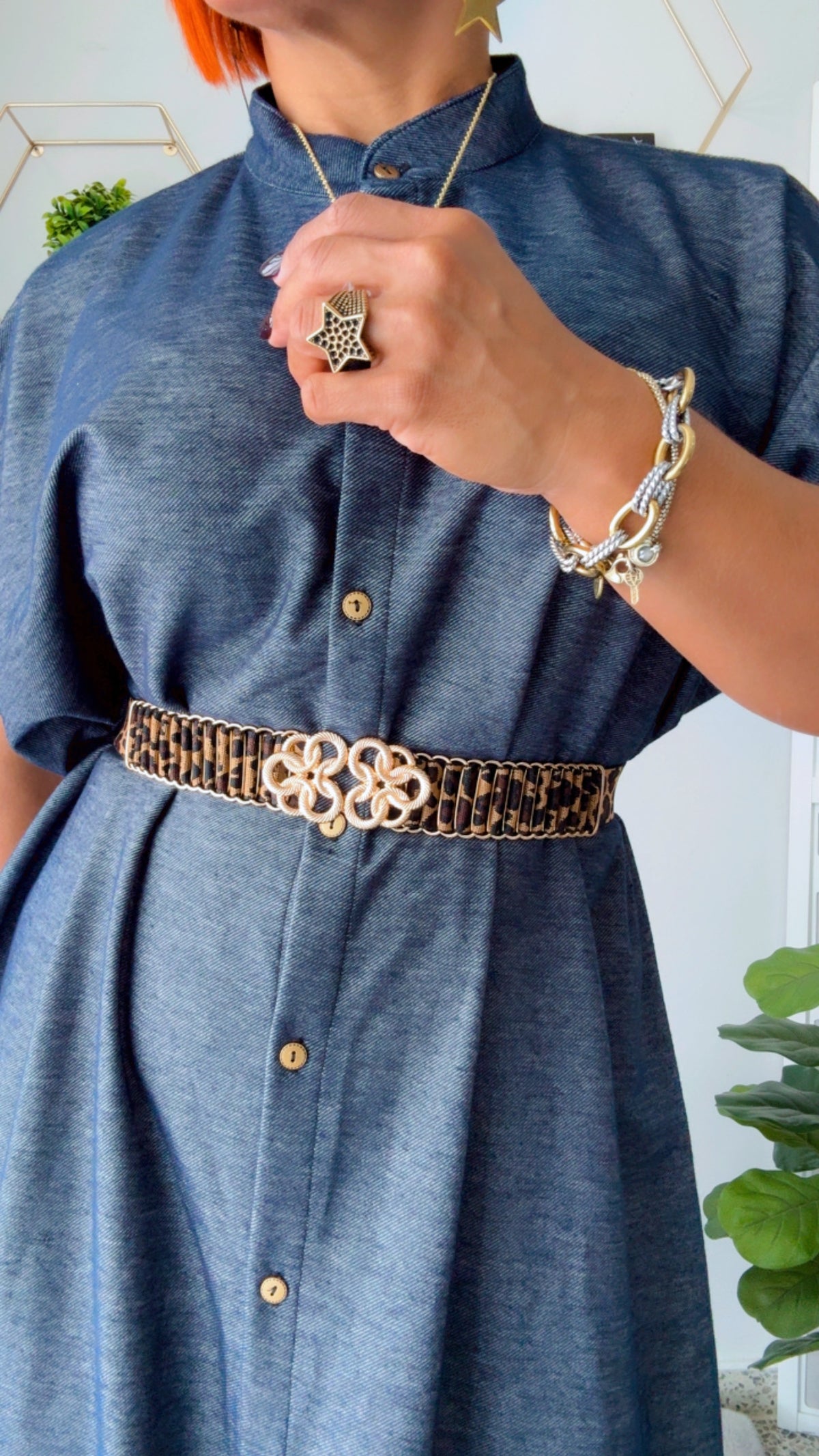 Button Down Oversized Dress