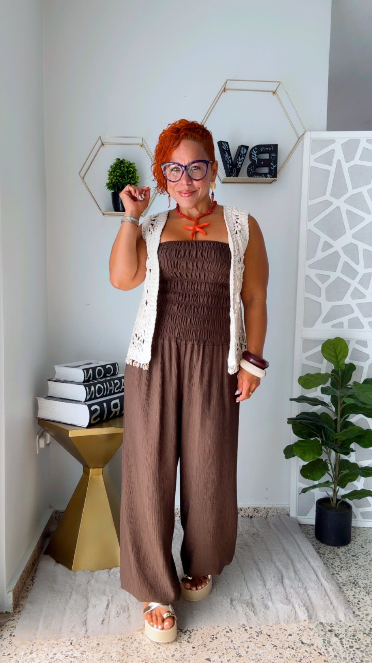Chocolate Jumpsuit