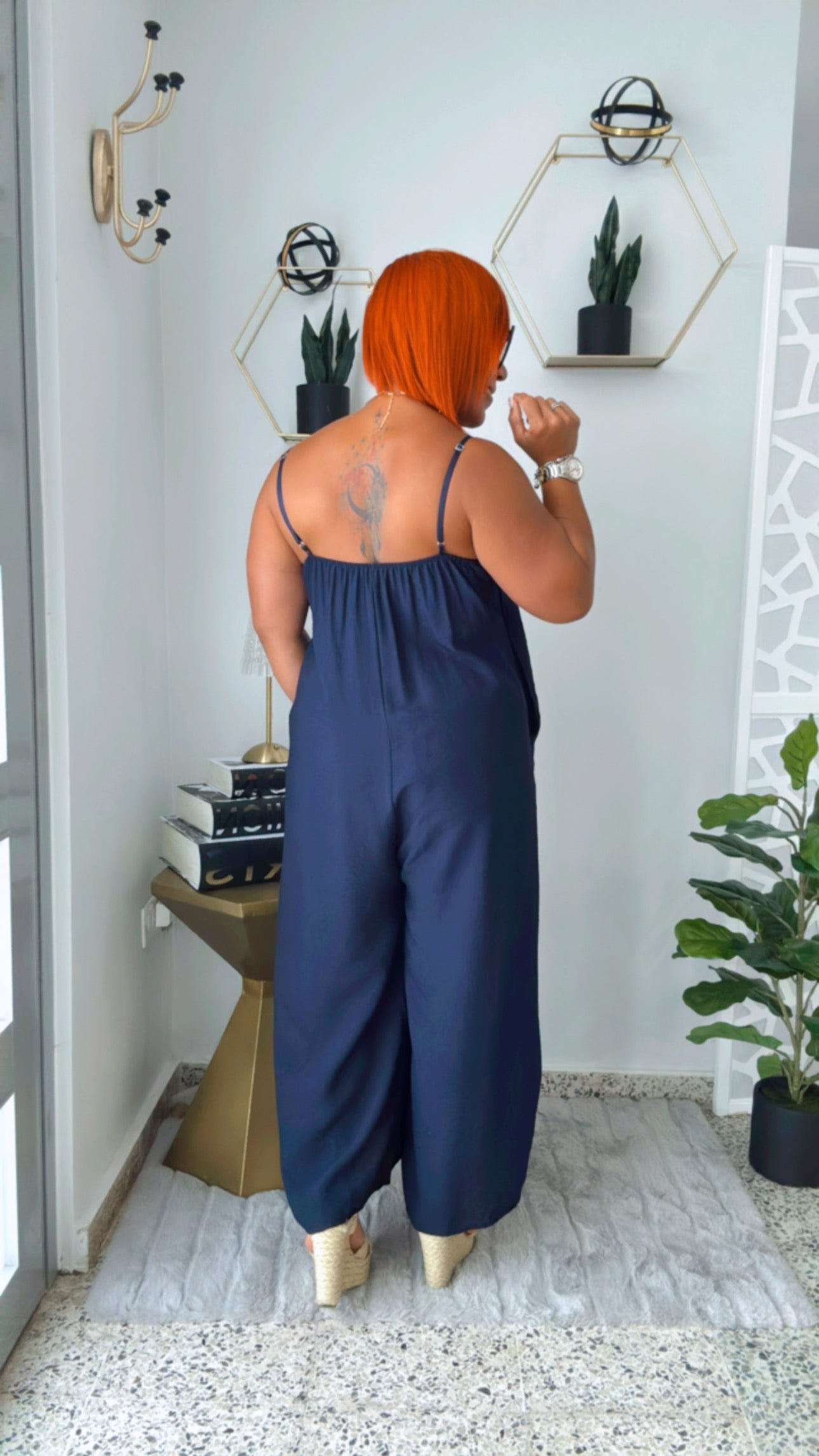 Navy Jumpsuit