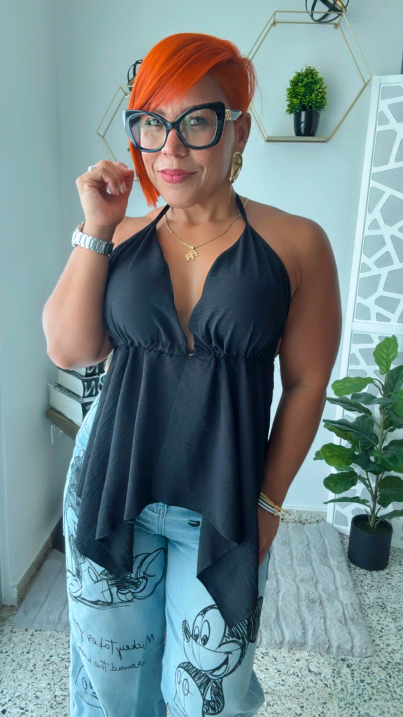 Halter Backless Top