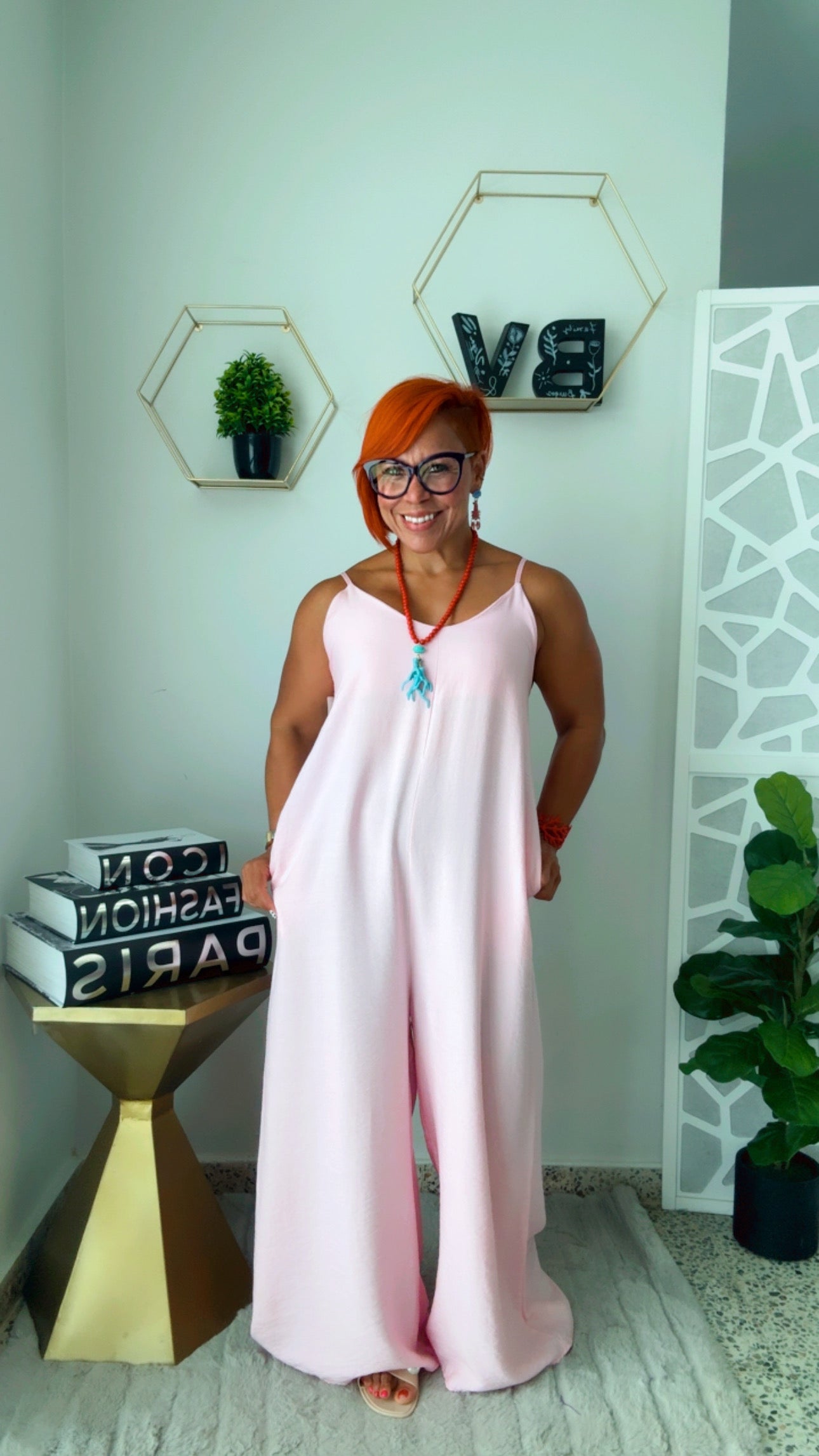 Baby Pink Jumpsuit
