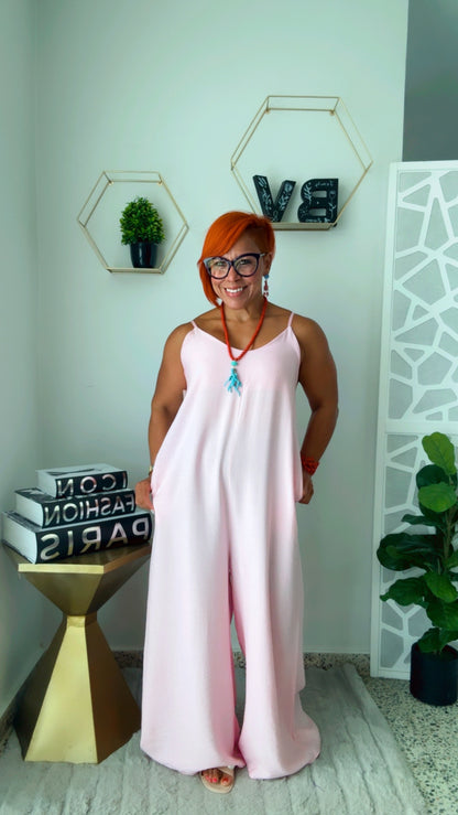 Baby Pink Jumpsuit