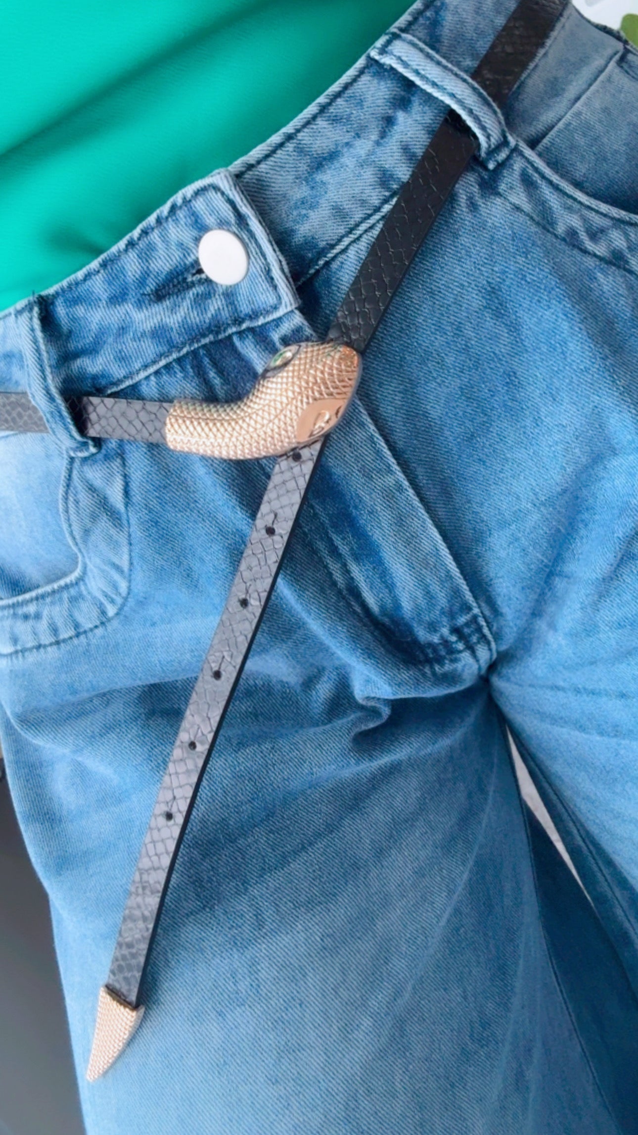 Snake Black & Gold Snake