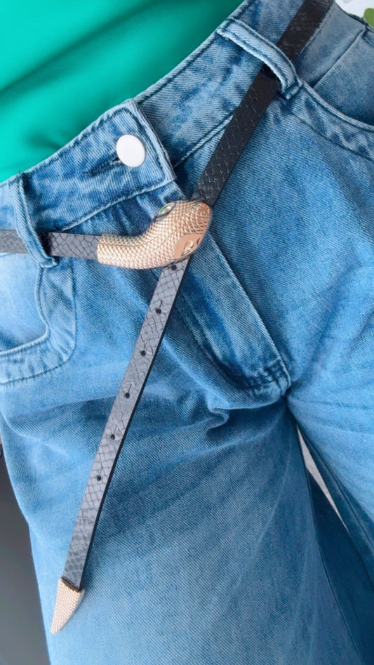 Snake Black & Gold Snake