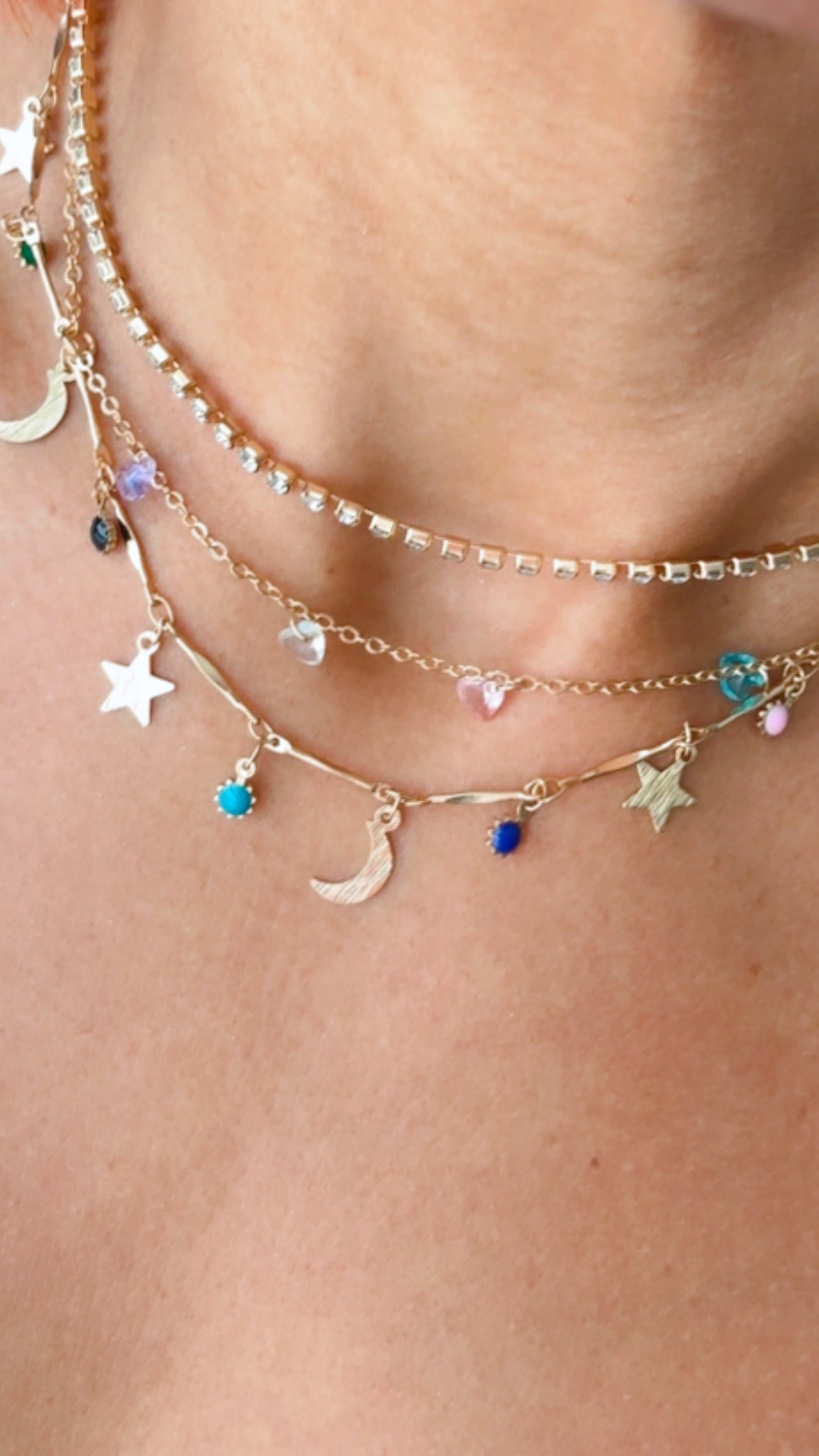 3 Pieces Layering Necklace
