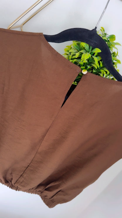 Santorini Chocolate Skirt Set