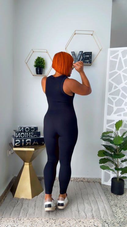 Sport Jumpsuit with front Zipper