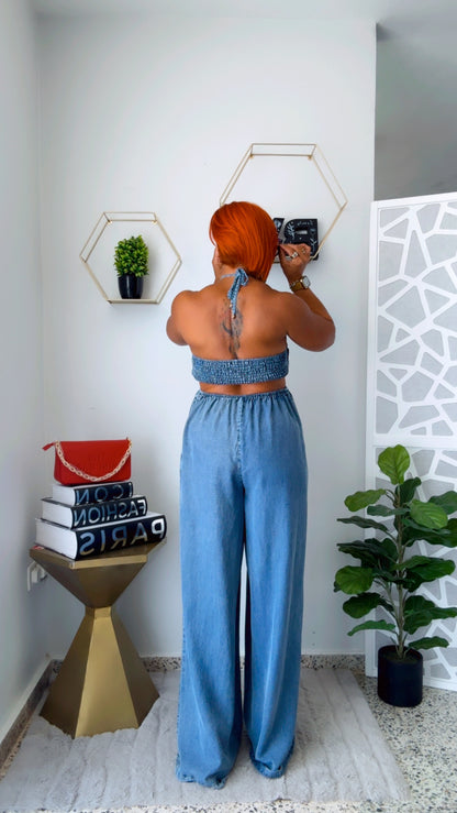 Essential Light Denim Jumpsuit