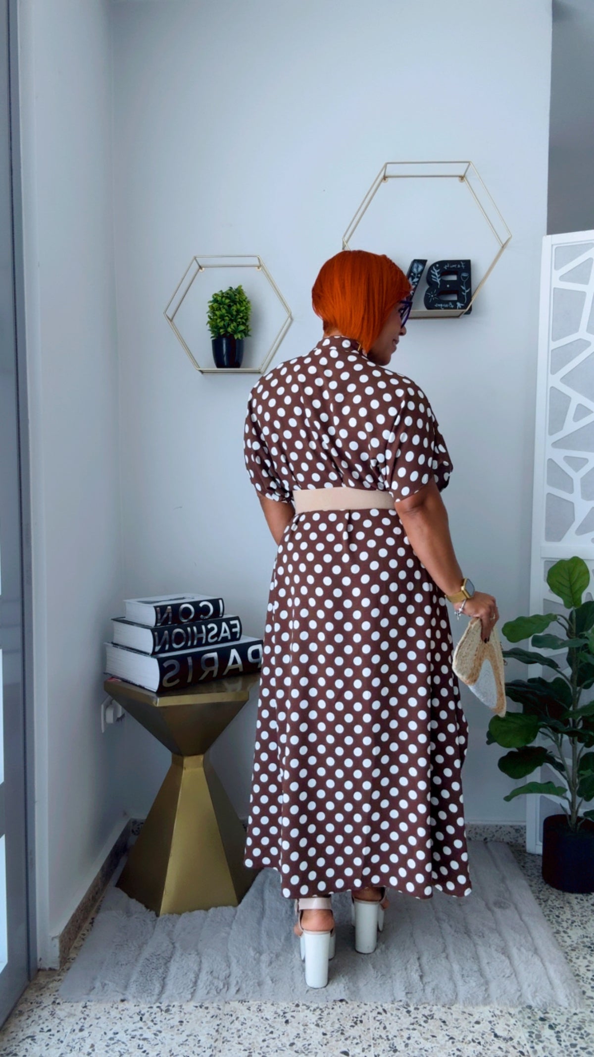 Chocolate Polka Dots Dress