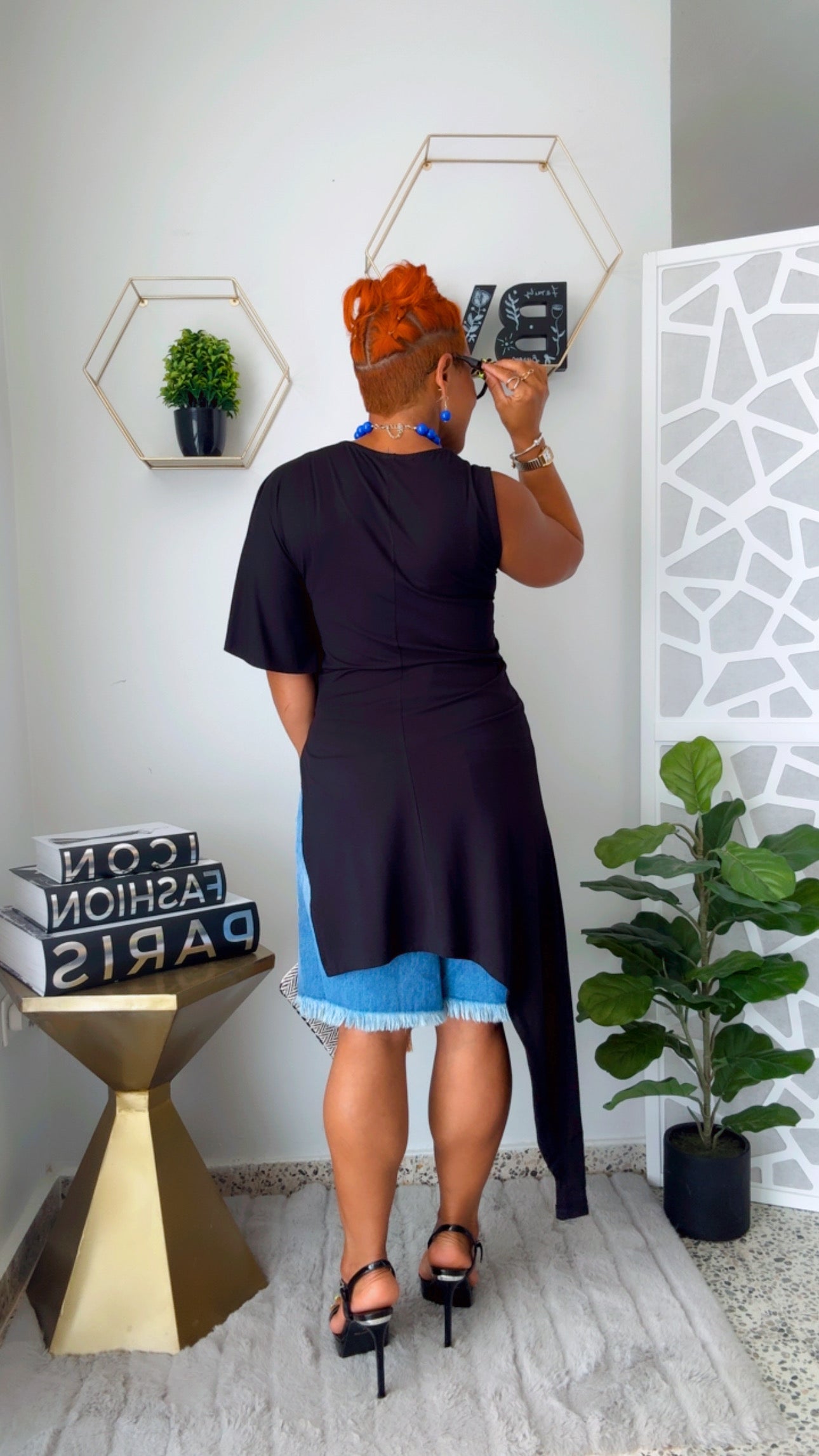 Midnight Asymmetrical Top