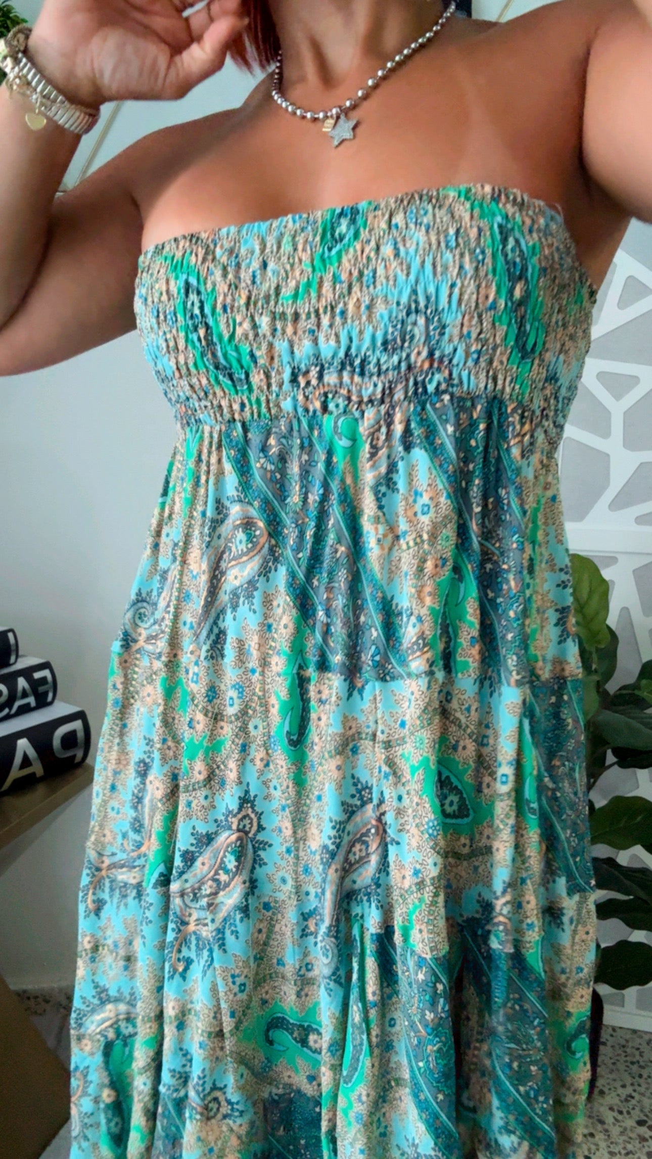 2 in 1 Boho Skirt Dress