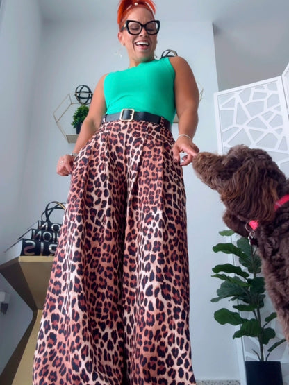 Leopard Palazzo Pantt