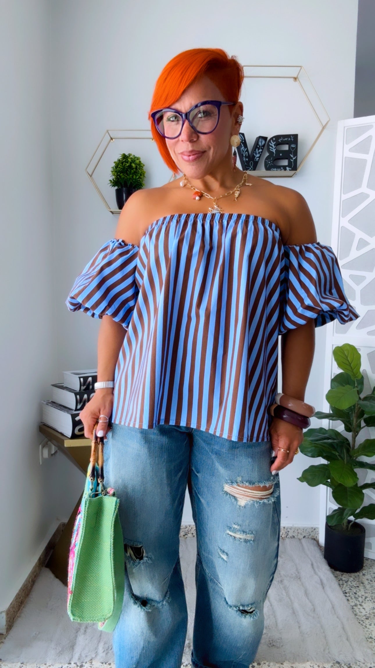 Barcelona Off-Shoulder Top - Italy