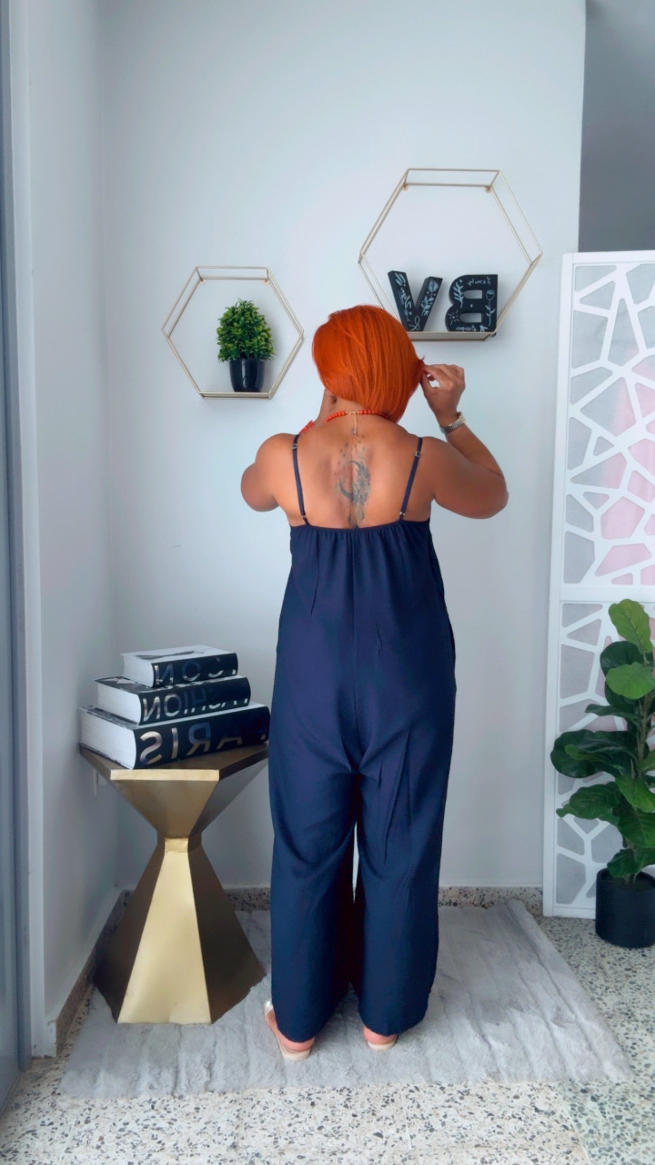 Navy Jumpsuit