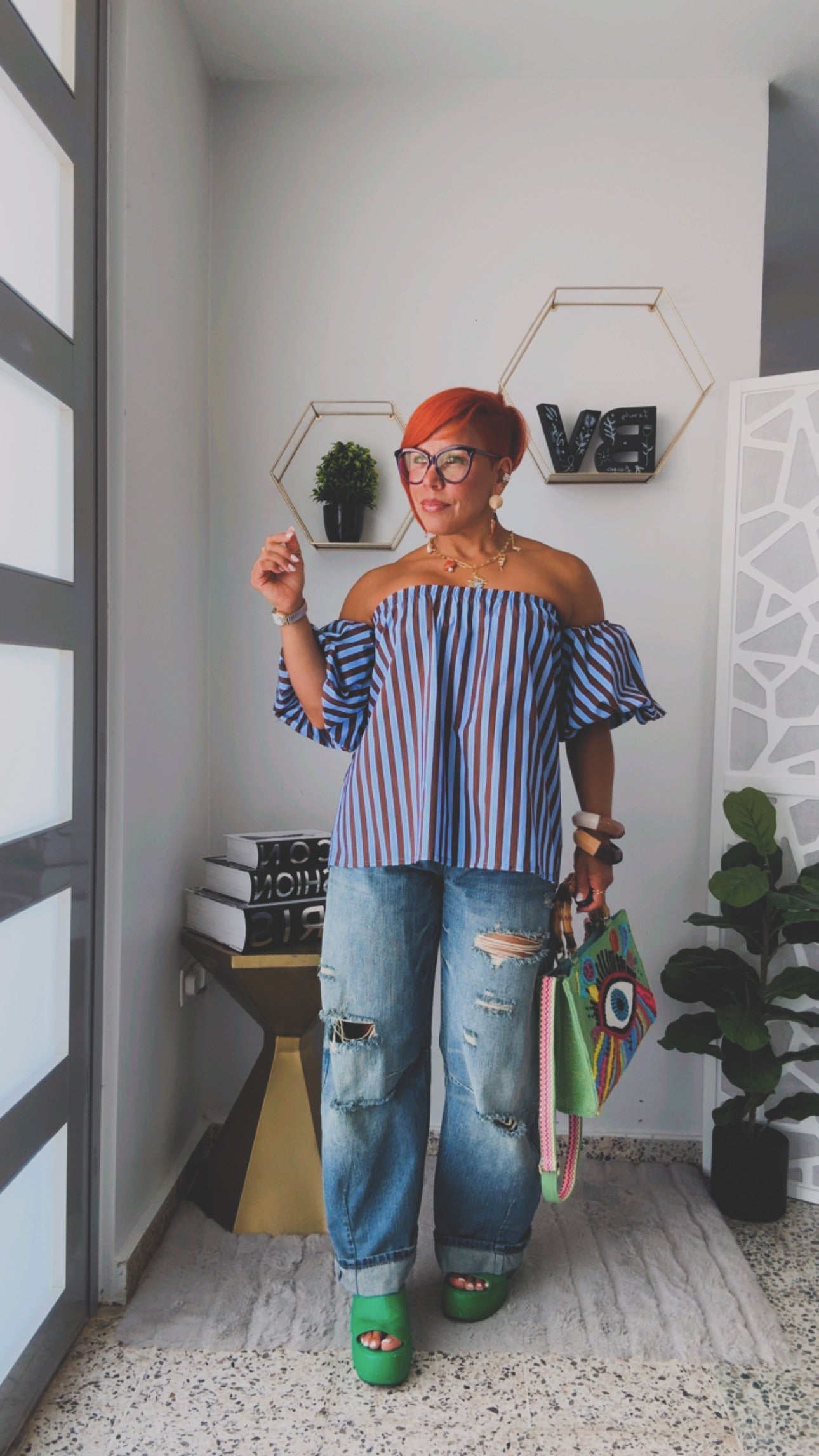 Barcelona Off-Shoulder Top - Italy