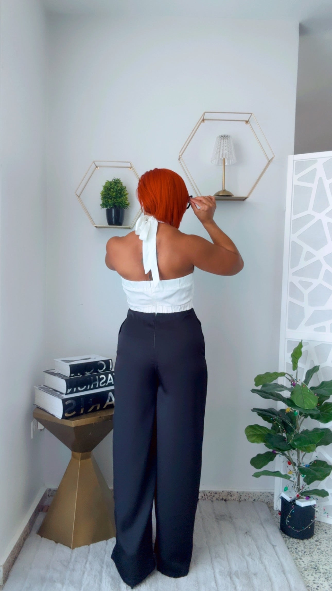 Elegant Tuxedo Jumpsuit