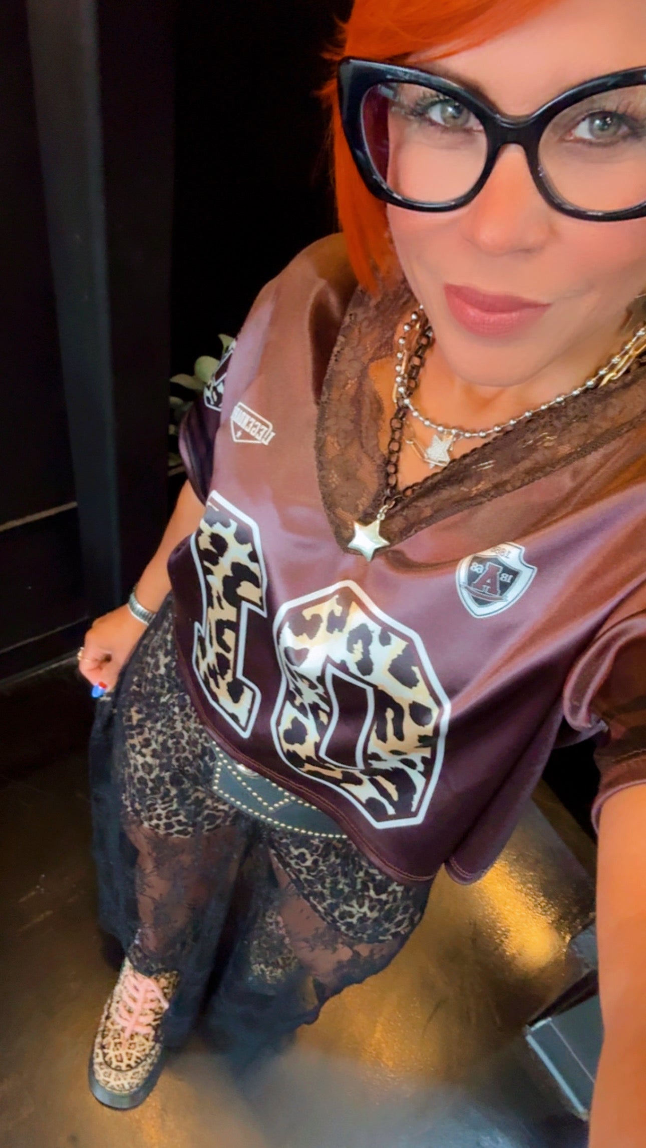 Leopard #01 Crop Top Jersey