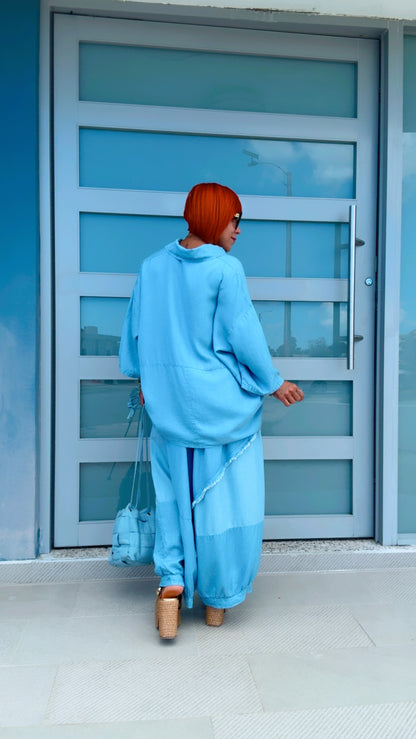 Oceana Light Blue Denim Set