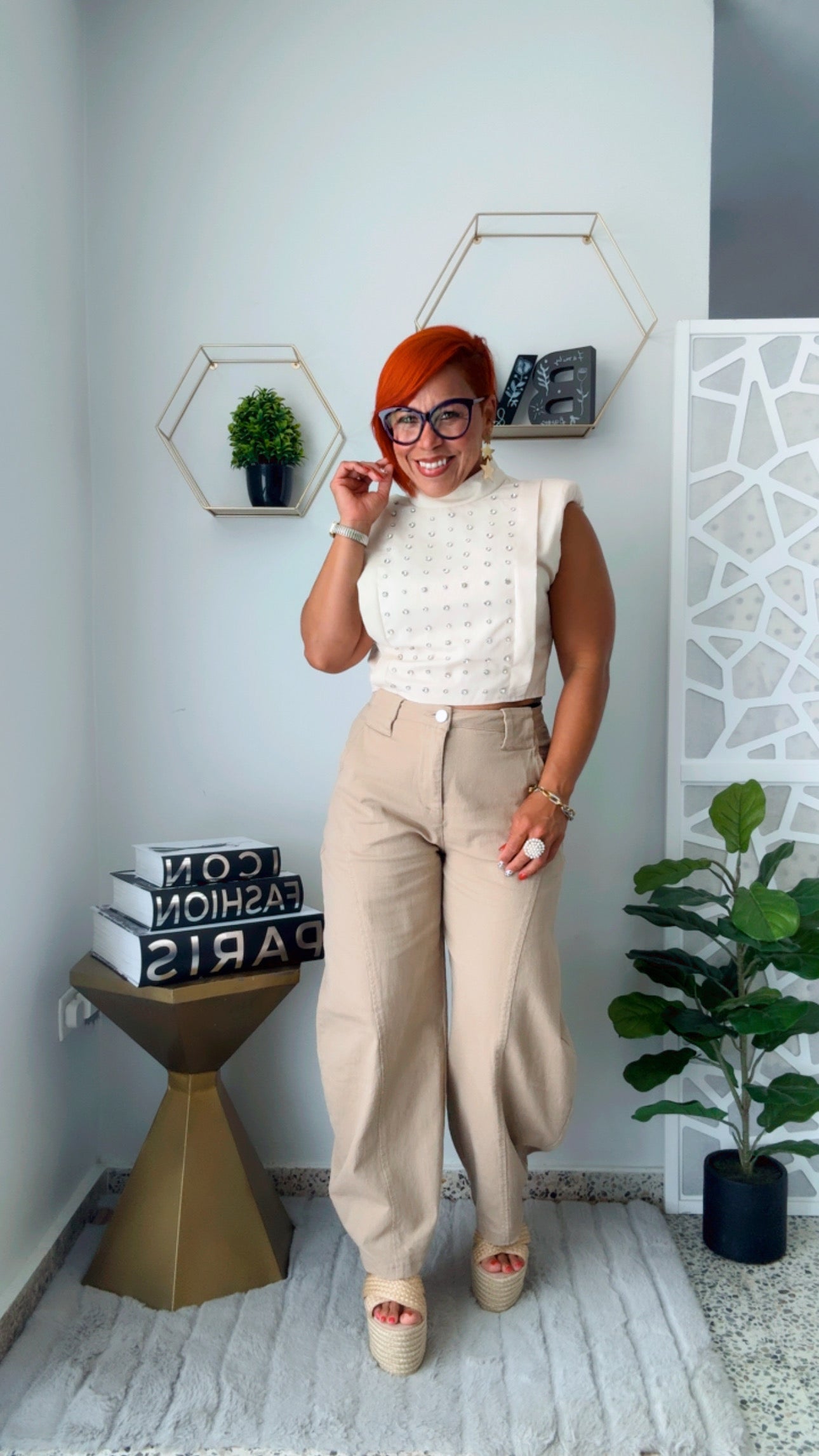 Khaki Barrel Pant