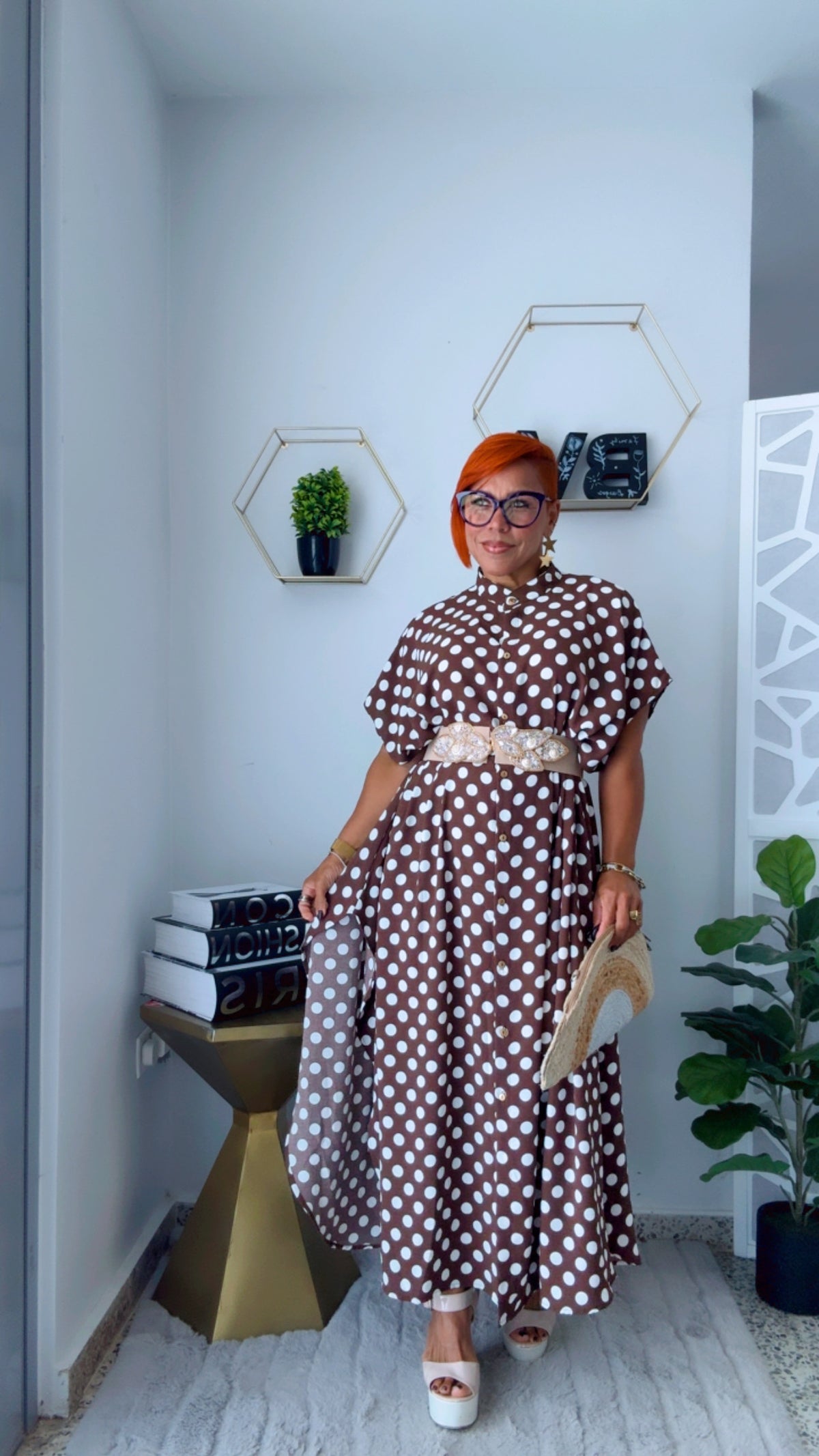 Chocolate Polka Dots Dress