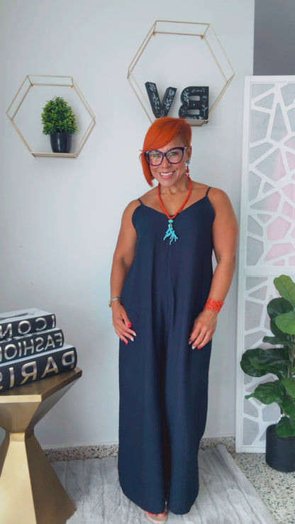 Navy Jumpsuit
