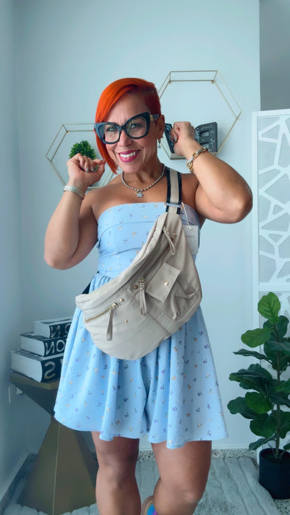 Black Multi-pockets Crossbody & Fanny Packs (X-Large)