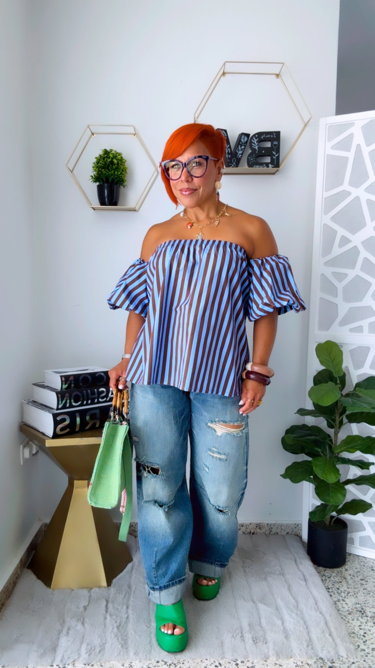 Barcelona Off-Shoulder Top - Italy