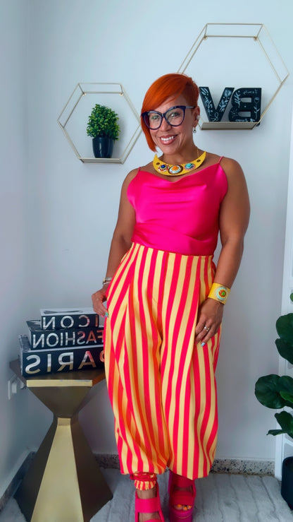 Tropical Stripe Pants