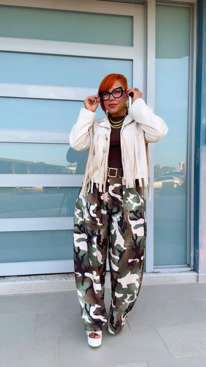 Military Barrel Pant ( Include Belt)- Open Pre-Order 1 Week