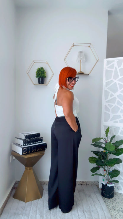 Elegant Tuxedo Jumpsuit