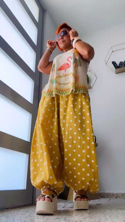 Sunny Dots Ballon Pant