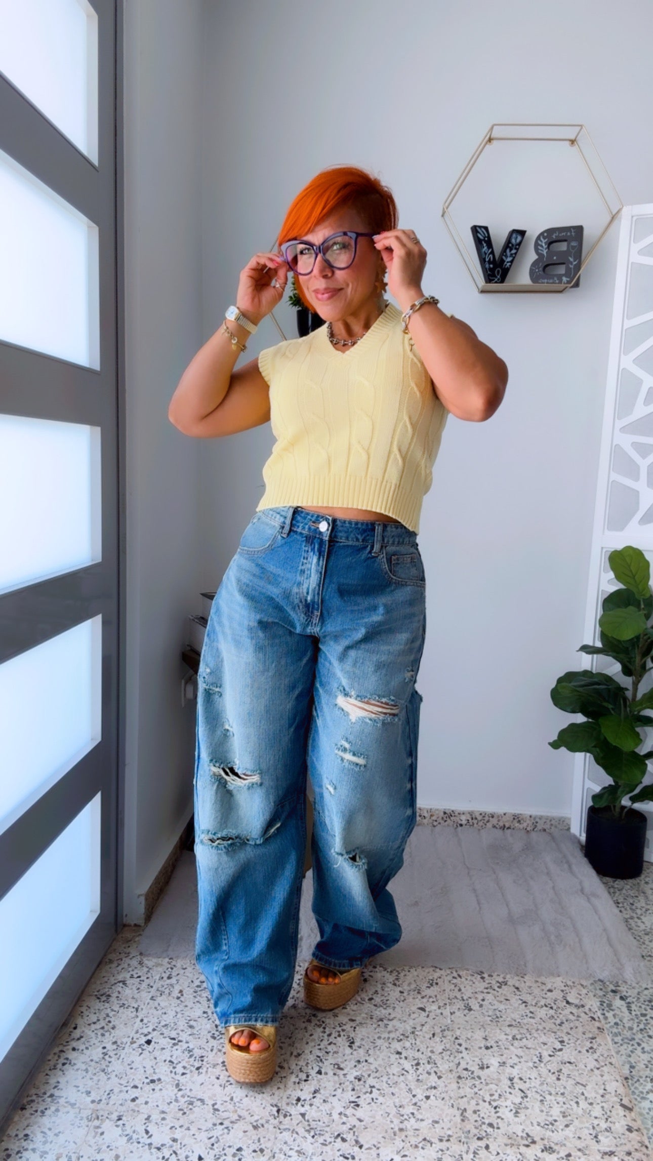 Lemon Sweater Vest