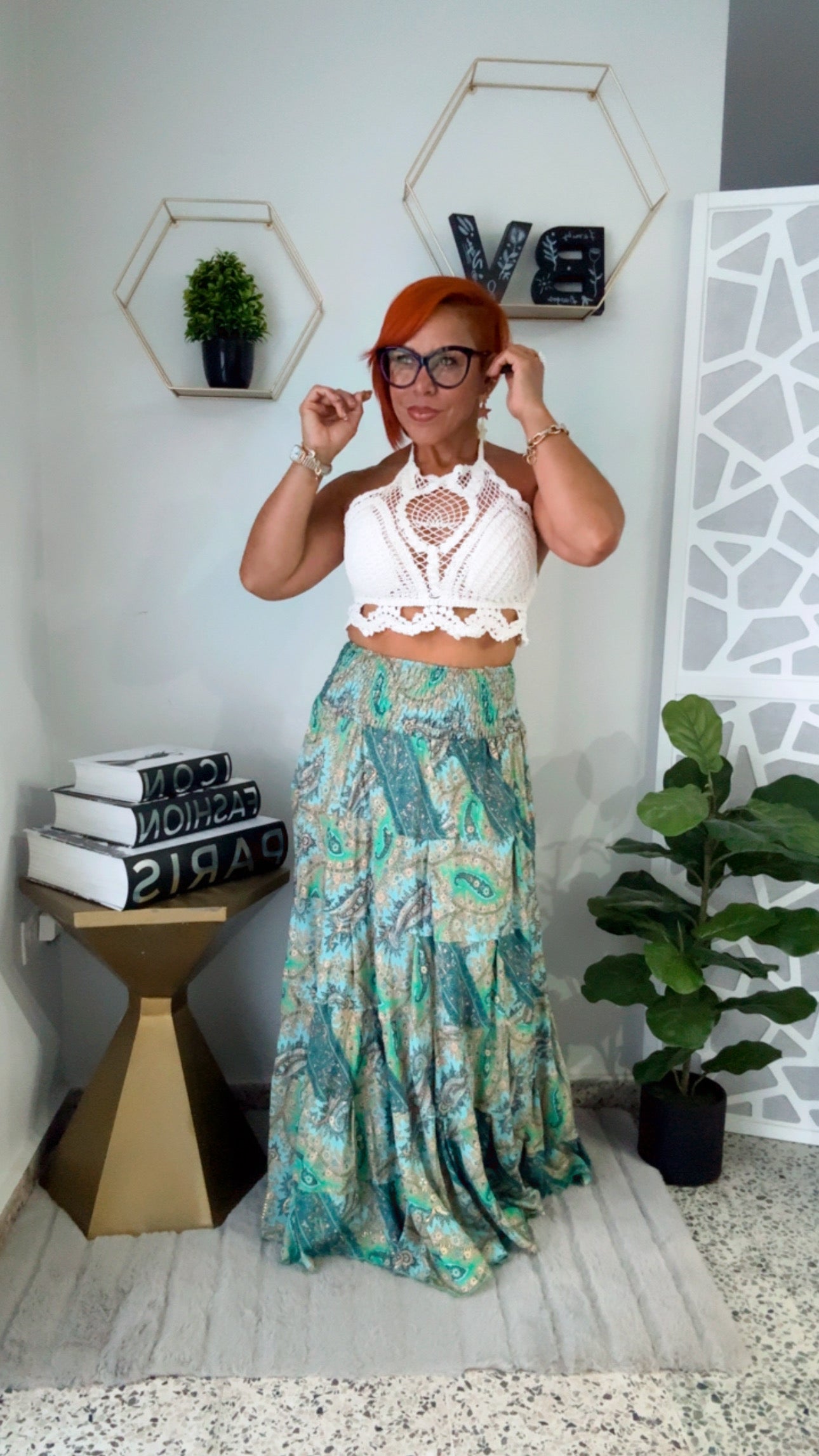2 in 1 Boho Skirt Dress