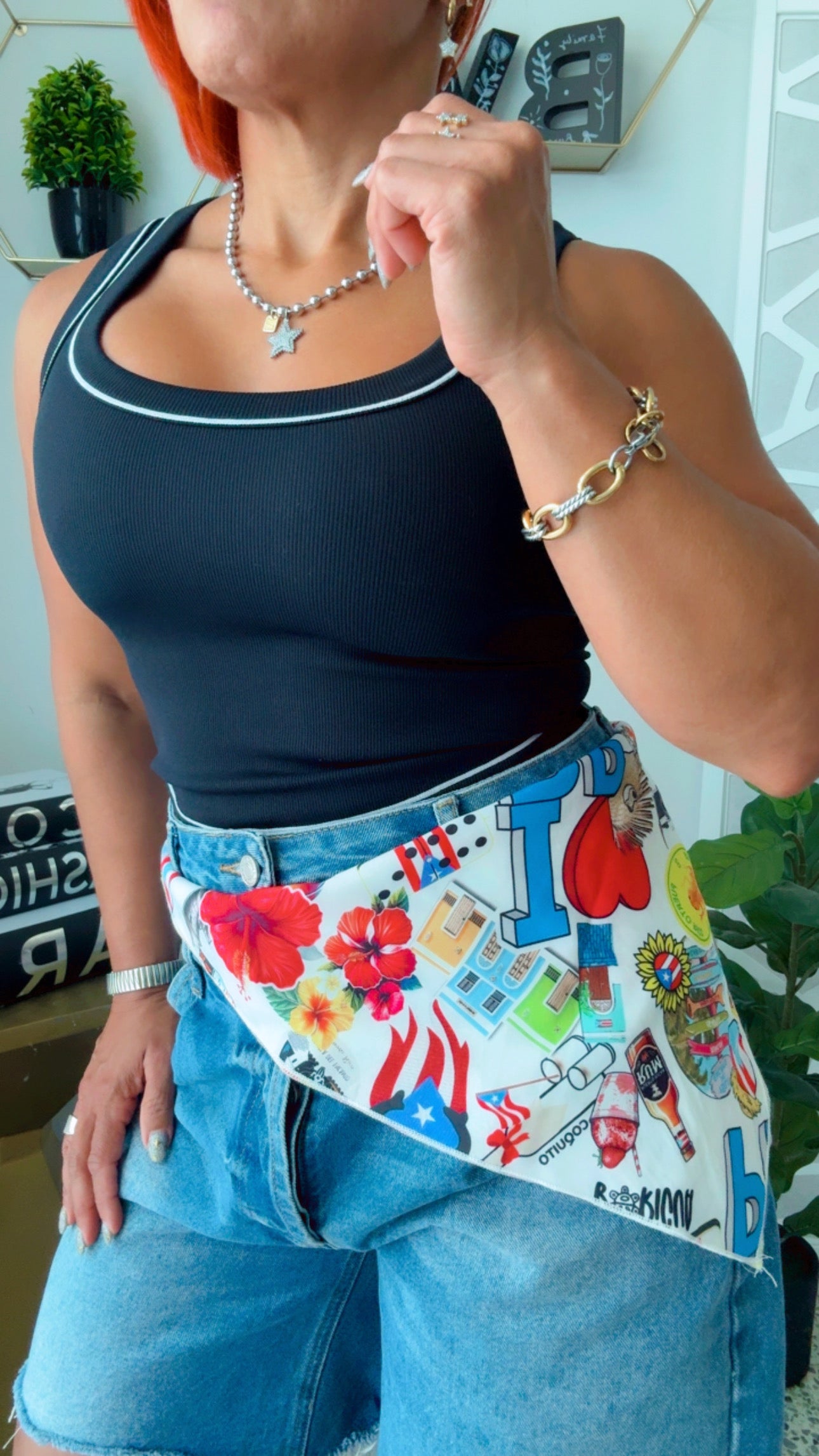 Scarf - Pañuelo - Top 🇵🇷 (4 en 1) - BLANCO