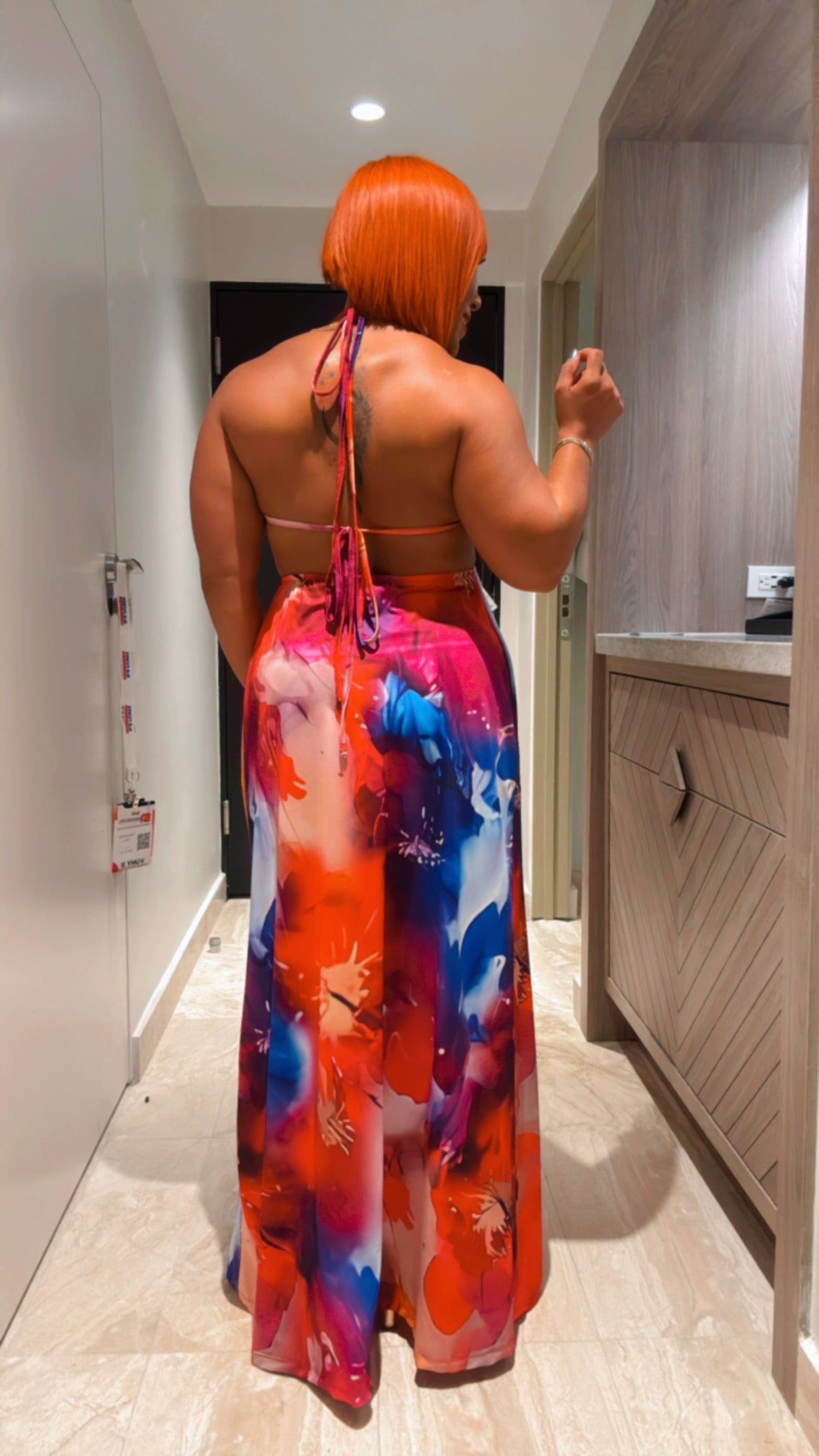 Orchid Cut-out Maxi Dress