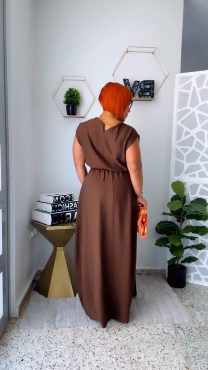 Santorini Chocolate Skirt Set