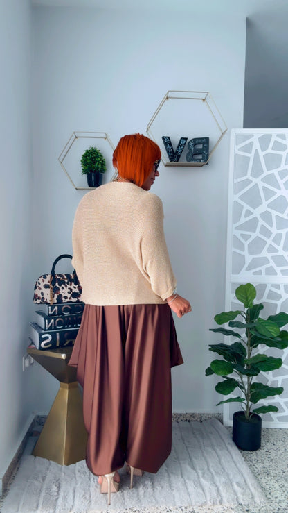 Golden Twist Front Knit
